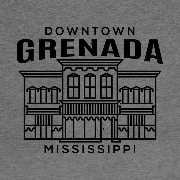 Downtown Grenada MS by HalpinDesign